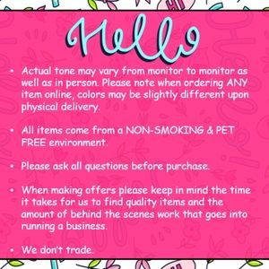 Please Read Before Purchasing/ Meet Your Posher